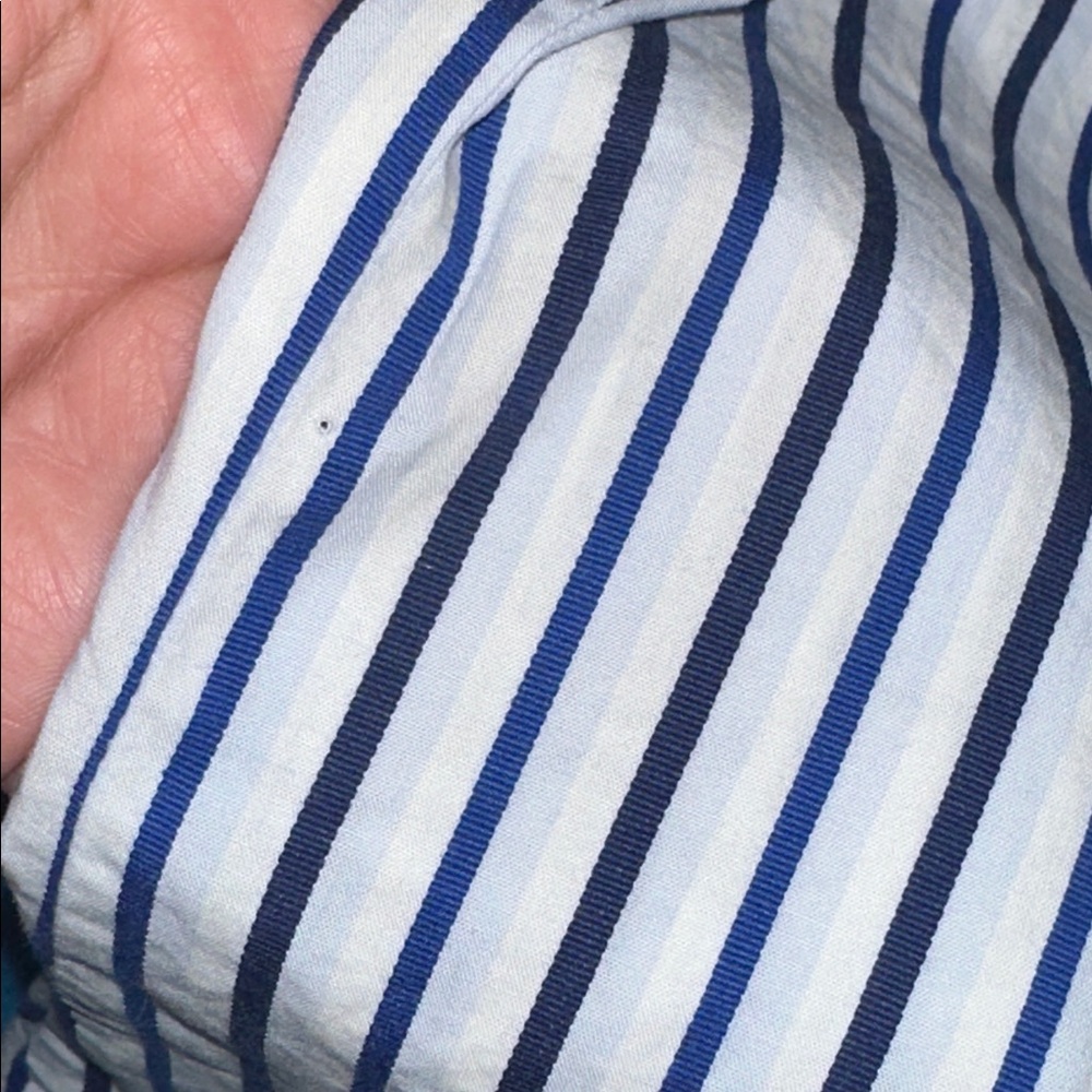 Lilly Pulitzer VINTAGE Striped Button Down Long Sleeve Size 2 Workwear Office - Picture 9 of 9